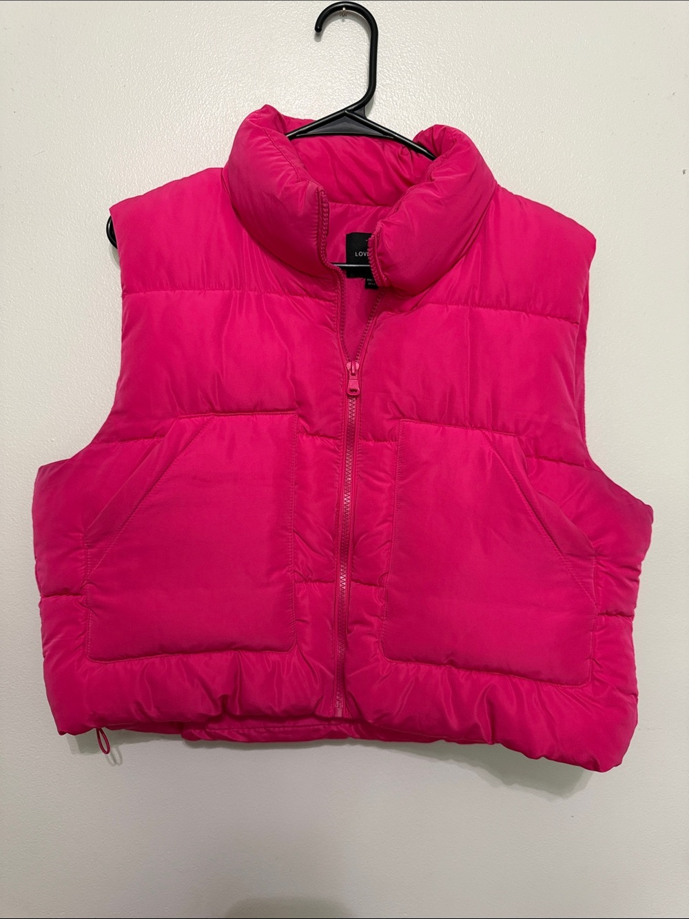 Love Tree Hot Pink Puffer Vest